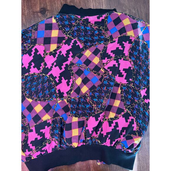 Spenser Jeremy silk Retro windbreaker y2k 90s 100% silk - Picture 8 of 8